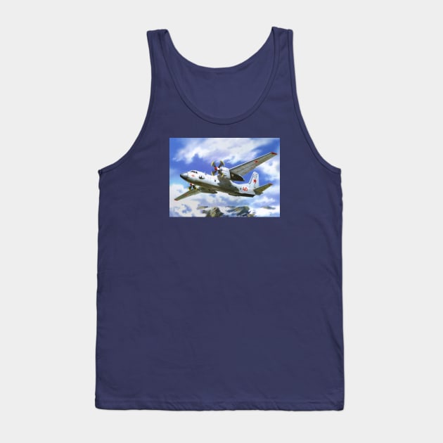 Antonov An26 Tank Top by Aircraft.Lover